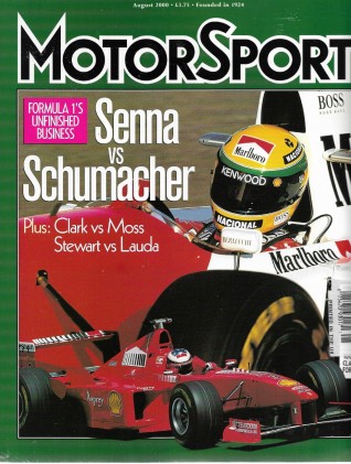 MOTOR SPORT 2000 AUG - LeMANS, HOT AUDI QUATTRO, LOTUS 72, SEAMAN